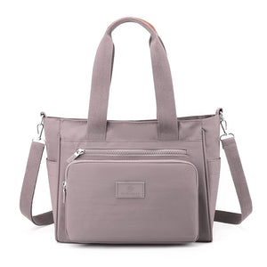Waterproof Oxford Tote Shoulder Bag Large Capacity Top-handle Messenger Bag