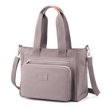 Waterproof Oxford Tote Shoulder Bag Large Capacity Top-handle Messenger Bag
