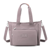 Waterproof Oxford Tote Shoulder Bag Large Capacity Top-handle Messenger Bag