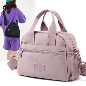 Nylon Women Shoulder Bag Top-handle Vintage Tote Messenger Bags