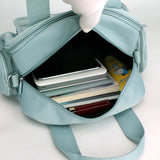 Women Handbags Nylon Shoulder Bags Top-handle Messenger Bags Vintage