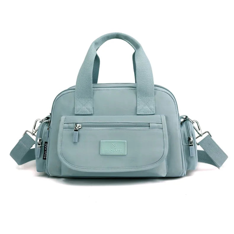Women Handbags Nylon Shoulder Bags Top-handle Messenger Bags Vintage