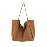 Reusable Canvas Shoulder Bags Large Capacity Shopping Bag