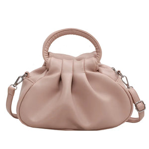Vintage Pleated Hobo Purses Top Handle Crossbody Bags