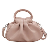 Vintage Pleated Hobo Purses Top Handle Crossbody Bags