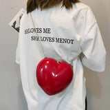 Heart-shaped Crossbody Bag Shoulder Bag Famous Female Messenger Bags