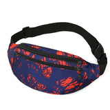 Holographic Waist Bag Sport Run Fanny Pack Men Crossbody Bag