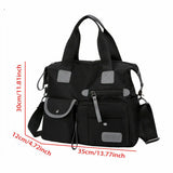 Women Nylon Shoulder Bag Cute Messenger Waterproof Crossbody Travel Handbag