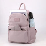 Women's Large Nylon Backpack Handbag Shoulder Tote Schoolbag