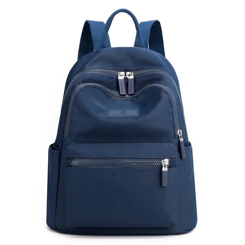 Women's Large Nylon Backpack Handbag Shoulder Tote Schoolbag