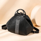 Leather Backpacks Shoulder Bags High-Capacity Women Backpack