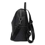 Women Leather Backpacks Shoulder Bags High-Capacity Female Backpack