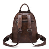 Leather Backpacks For Girls School Backpack Female Shoulder Bagpack