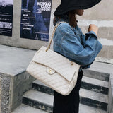 Women Leather Shoulder Bag Large Capacity Crossbody Bag