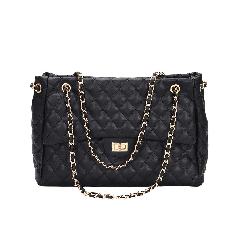 Women Leather Shoulder Bag Large Capacity Crossbody Bag