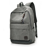 Canvas Backpacks School Bags Teenager Boys Girls Travel Laptop Bag