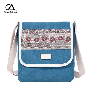Women Messenger Bag Canvas Retro Leisure Shoulder Bag