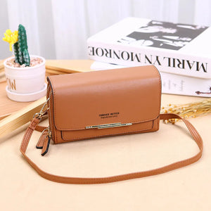 Women Messenger Bag Cloth Pattern Turn Lock Mini Bag