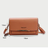 Women Messenger Bag Cloth Pattern Turn Lock Mini Bag