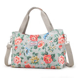 Waterproof Nylon Floral Handbag Women Messenger Bag