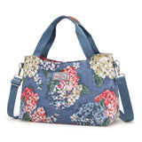 Waterproof Nylon Floral Handbag Women Messenger Bag