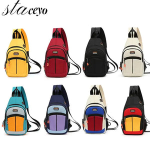 Women Mini Backpack Female Sports Bag Small Chest Bag