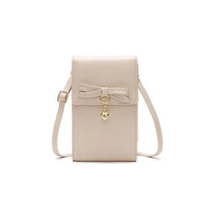 Women Leather Phone Bag Shoulder Messenger Purse Large Capacity