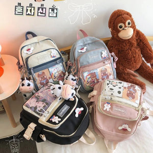 Women Nylon Backpack Convertible Daypack Travel Small Shoulder Bags