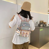 Women Nylon Backpack Convertible Daypack Travel Small Shoulder Bags