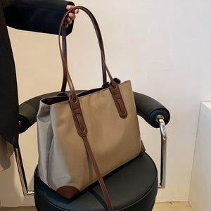 Women Oxford Handbag Large Capacity Shoulder Bag