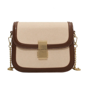 Women PU Leather Chains Shoulder Bags Handbags Small Flap Crossbody Bags