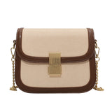 Women PU Leather Chains Shoulder Bags Handbags Small Flap Crossbody Bags