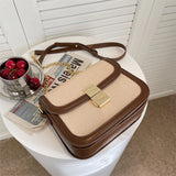 Women PU Leather Chains Shoulder Bags Handbags Small Flap Crossbody Bags