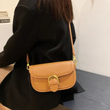 Women PU Leather High Messenger Bags Retro Shoulder Bags