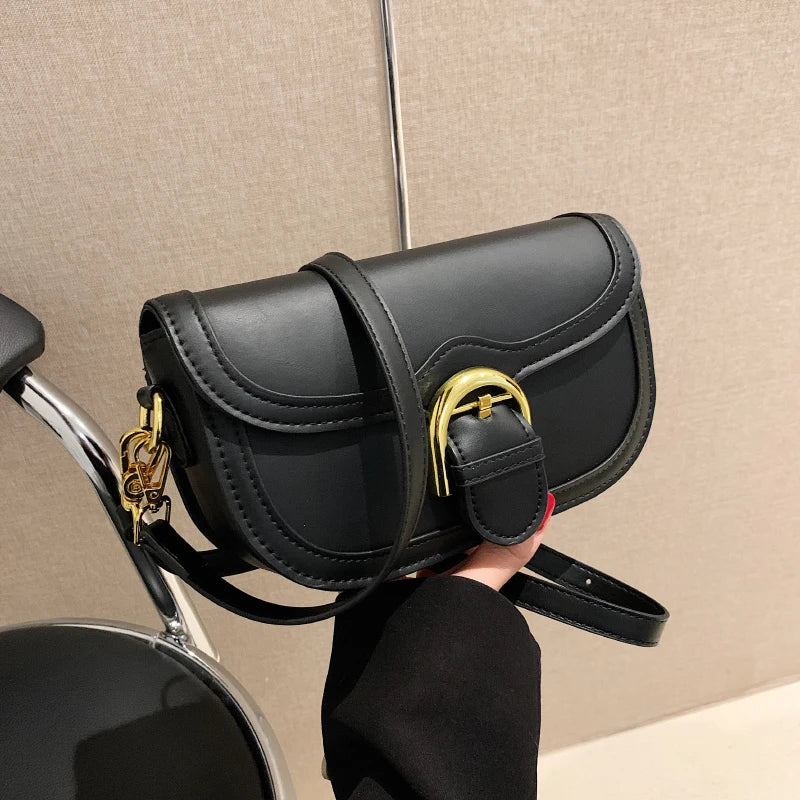 Women PU Leather High Messenger Bags Retro Shoulder Bags