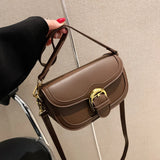 Women PU Leather High Messenger Bags Retro Shoulder Bags