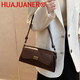 Women PU Leather Shoulder Bags Stylish Retro Handbags