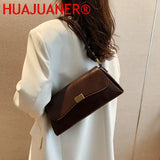 Women PU Leather Shoulder Bags Stylish Retro Handbags