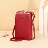 PU Leather Shoulder Bags for Women Large Capacity Crossbody Phone Purse
