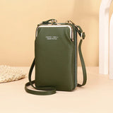 PU Leather Shoulder Bags for Women Large Capacity Crossbody Phone Purse