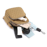 Plaid Backpack Soft Touch Oxford Mini Shoulder Bag