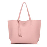 Women Leather Shoulder Bags Practical Zipper Handbags Purse Totes
