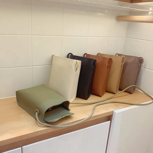 Women Pu Leather Handbags Large Capacity Crossbody Bag Small Shoulder Bag