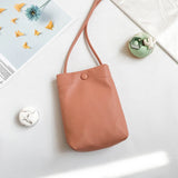 Women Bucket Shoulder Bags Pu Leather Card Holders Crossbody Bags
