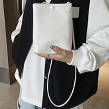 Women Bucket Shoulder Bags Pu Leather Card Holders Crossbody Bags