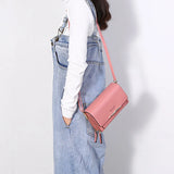 Women Pu Leather Handbags Large Capacity Crossbody Bags Ladies Phone Purse