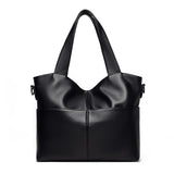 Women Retro Tote Bag Soft PU Leather Shoulder Bag