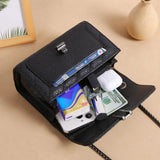 Women Rhombus Chain Bag Pure Leather Handbag Large Capacity Crossbody Wallet