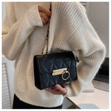 Casual Shoulder Bag with Chain Strap for Women