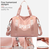 Women Sports Gym Bag Travel Bag Handbag Swimming Shoulder Messenger Compartment
